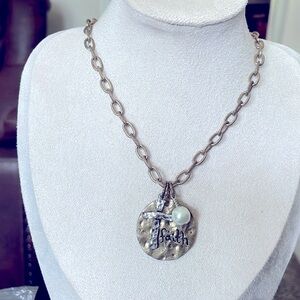 Faith necklace